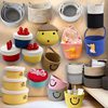 Woven Cotton Rope Storage Basket Cross-Border Cotton Thread Woven Basket Household Storage Basket with Lid Desktop Sundry Basket