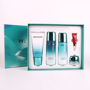 Wenbiquan Moisturizing Five-Piece Set of Facial Cleanser, Lotion, Cream, Hydrating, Refreshing, Makeup and Skin Care Products Gift Box