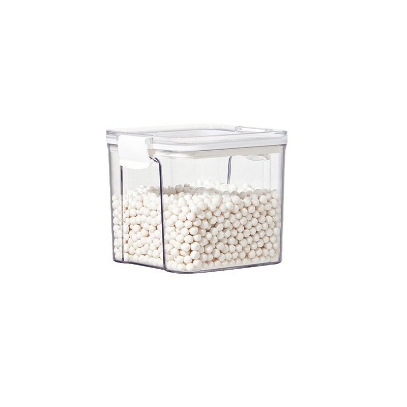Square Transparent Food Preservation Storage Tank Moisture-proof Grain Preservation Tank Dried Fruit Thickened Storage Sealed Tank