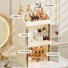 Cross-Border High-End Desktop Storage Box Foldable Multi-Layer Organizer Box Lipstick Cosmetics Storage Box Skin Care Products