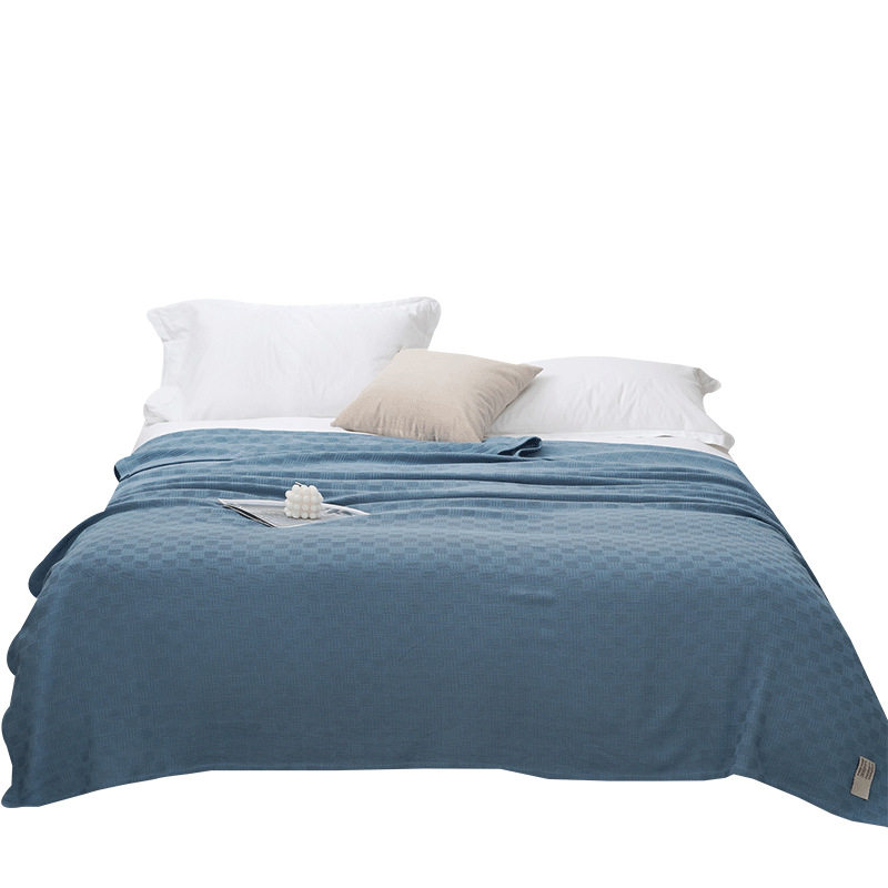 Pure Cotton Gauze Blanket Towel Quilt Pure Cotton Summer Office Nap Small Blanket Quilt Sofa Blanket New Style