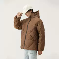 Men's down Jacket with a High-End Feel, Export Oem, Winter Hooded 90% down Jacket, Custom Factory