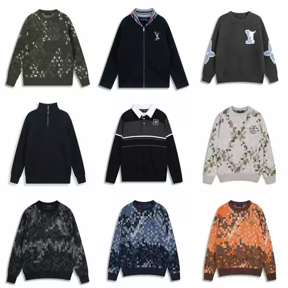 (High-Quality) Cross-Border. Correct Version. Lujia. Gjia. Dijia 25 New Jacquard Knit Sweaters