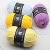 Baby 4 strands milk cotton self-woven scarf medium thick thread ball blanket crochet diy wool hand-woven material bag
