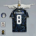 Argentina away jersey, number 8 with captain's armband
