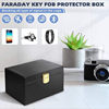 Amazon new Faraday car shielded key case keyless entry system RFID anti-magnetic anti-theft brush