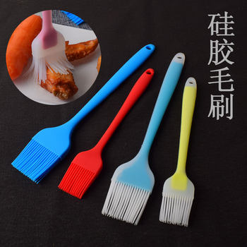All-inclusive one-piece translucent silicone brush bbq Barbecue Brush sweep butter cream cake baking brush tool