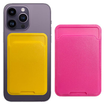 Mobile Phone Case with Independent Card Holder, Suitable for Various Card Types, Self-Adhesive Backing, Leather Texture, Id Card Holder, Multifunctional