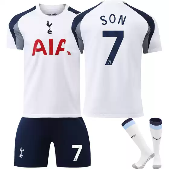 2526 Tottenham Home Jersey Short-Sleeved Football Suit No. 7 Son Heung-Min Personalized Cross-Border Jersey Summer