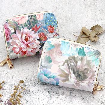 New Chinese Style Double Zipper Card Holder Coin Purse Women's Large Capacity Multi-Card Slot Wallet Multi-Functional Fashion Card Holder Ready for Sale