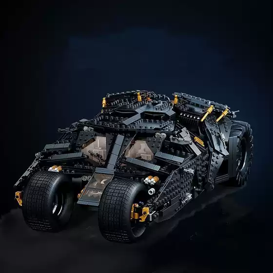 Lion Brand D3007 Marvel Superhero Batmobile 70169 Small Particle Assembly Building Block Toy Cross-Border 8366