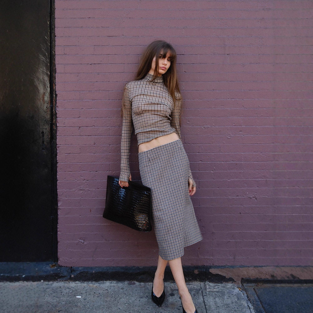 เสื้อผ้าผู้หญิงอารมณ์ฤดูใบไม้ร่วงและฤดูหนาว 2025 ข้ามพรมแดนแ...