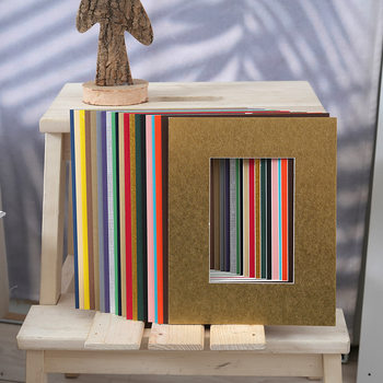 Photo frame color cardboard picture frame wall table simple mounted cardboard rectangle 6 inch 8 inch a4a3 factory wholesale