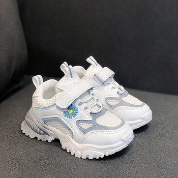 Spring and Autumn Boys Shoes Girls Shoes Baby Shoes Breathable Children's Sneakers Baby Shoes Toddler Shoes Children's Soft Sole Mesh Shoes