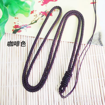 16*9 flat buckle Jade rope DIY hand-woven jewelry accessories necklace rope Jade Crystal Gold tag pendant rope wholesale