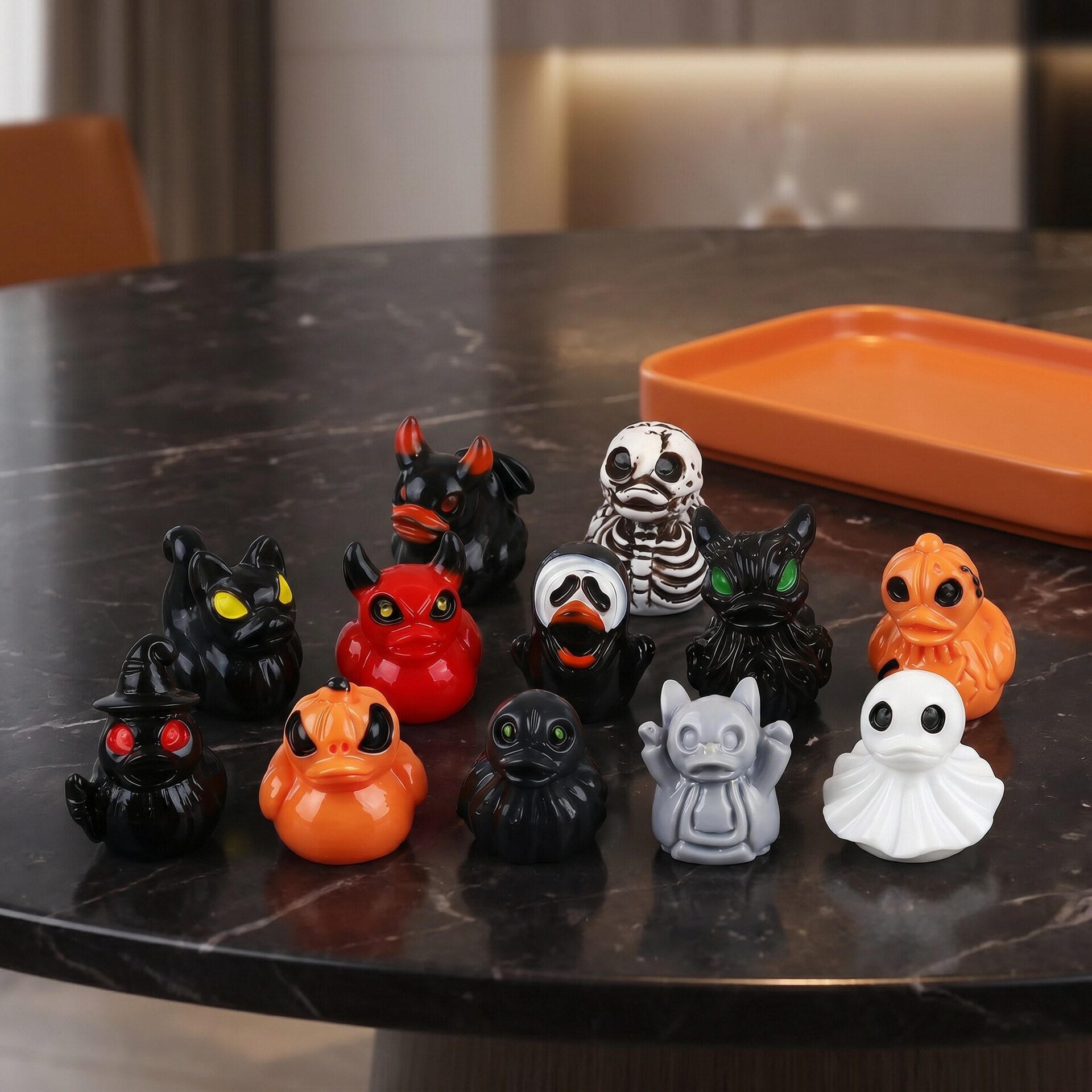 Cross-border ใหม่ตลก Ghost เป็ดตกแต่งฮาโลวีน Creative DEVIL...