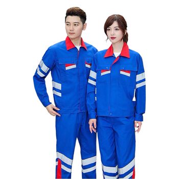 Summer long and short sleeve overalls suit men's half sleeve marking construction engineering wear-resistant reflective sanitation clothing customization
