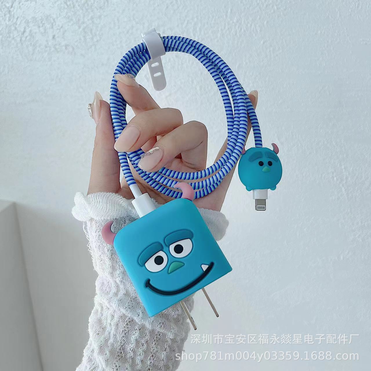 数据线保护套适用苹果充电器保护套芭芘充电头保护套充电线保护套