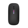 Bluetooth Dual-Mode Wireless Display Ultra-Thin Mouse Silent Charging Computer Laptop Mobile Phone Electric Display Luminous Wireless Mouse