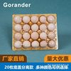 Plastic Egg Tray for 20 Eggs, Separated Type, Medium Size, Black Base, Transparent Lid, Thickened, Colorful Egg Packaging Box, Wholesale Price