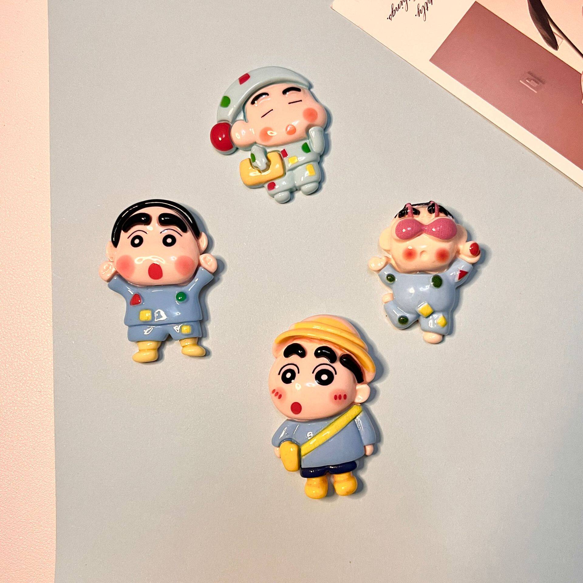 Crayon Shin New Resin Accessories Cartoon Mobile Phone Shell Hole Shoes Insulation Water Cup DIY Sticker Jewelry Hairpin Refrigerator Sticker