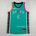 Hot-pressed Spurs 5 City Edition Green