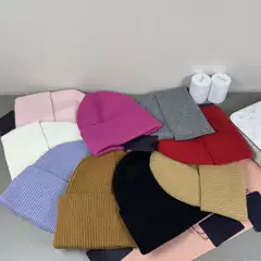 No Returns or Exchanges Are Allowed. L Brand Letter Embroidered Knit Hat, European and American Export Fashion Woolen Hat, Autumn and Winter Warm Hat