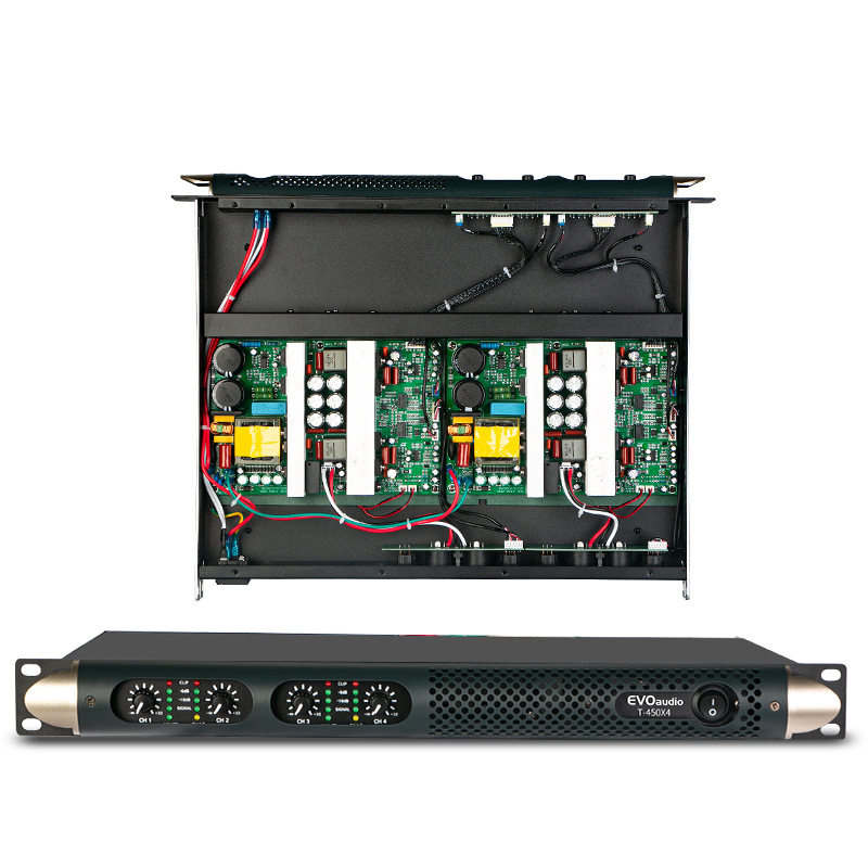 Factory Direct Supply 1U Digital Amplifier Professional Pure Post-Stage Amplifier for Stage Performances, Ktv, Wedding, and Commercial Stage Use