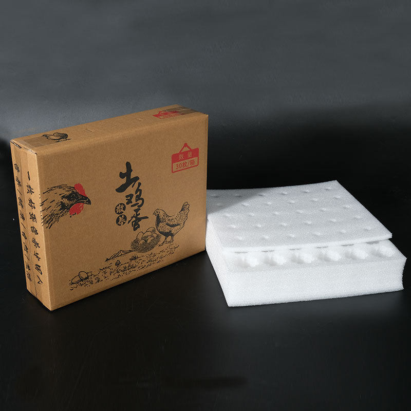 Epe Pearl Cotton Egg Tray Egg Express Box Egg Carton Carton Anti-Fall Sticky Bottom Breathable Model Wholesale Delivery