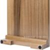 Acacia Wood Computer Monitor Stand Desktop Organizer Storage Rack Workstation Storage and Organization Stand Base