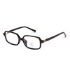 Small black frame glasses frame 23107 anti-blue light hawksbill color square round face slimming high-level feeling plain-faced artifact flat mirror