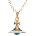 Orb medium 10mm bead necklace-jinhu water blue