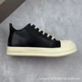 Ro leather surface-medium black white toe cap