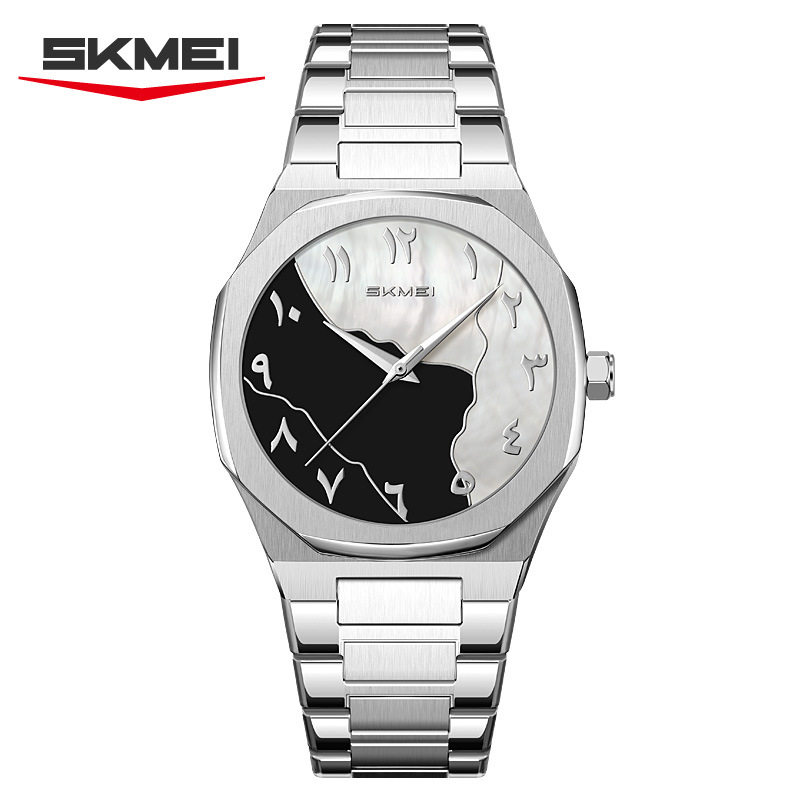 สั่งซื้อนำเข้า Timemei นาฬิกาควอตซ์ผู้ชายธุรกิจนาฬิกาลำลองสามมิติแฟชั่นผู้ชายกันน้ำสายสแตนเลสนาฬิกา จากจีน 1688 taobao alibaba tmall