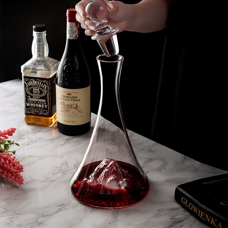 Iceberg Quick Decanter High-End Red Wine Glass Household Set Crystal Wine Dispenser Wine Set Wine Jug Wine