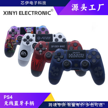 Popular Ps4 Game Controller Computer Bluetooth Ps4 Game Controller Six-Axis Dual Vibration P4 Water Transfer Game Controller