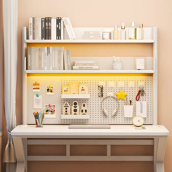 Desktop Storage Rack Office Desk Multi-Layer Desk Storage Rack Table Student Computer Storage Hole Board Bookshelf