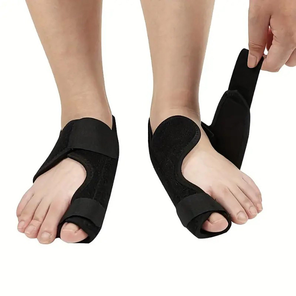 Thumb Valgus Toe Orthosis Big Foot Bone Care Set Prominent Orthopedic Bunion Splitter Velcro Strap Foot