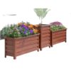 Outdoor Aluminum Alloy Flower Box Garden Balcony Vegetable Pot Super Large Flower Pot Flower Fruit Tree Vegetable Special Planting Box