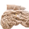 Light Luxury High-end Rabbit Plush Blanket Office Blanket Sofa Blanket Soft Warm Blanket Bedroom Nap Blanket
