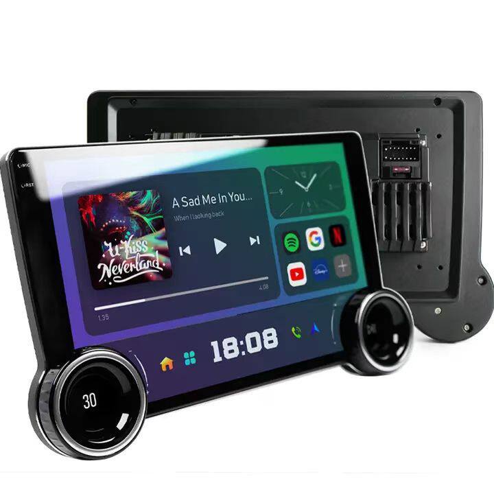 Variable car machine central control large screen navigation 10.1 inch car machine large screen navigation 2K intelligent Android all-in-one machine double knob