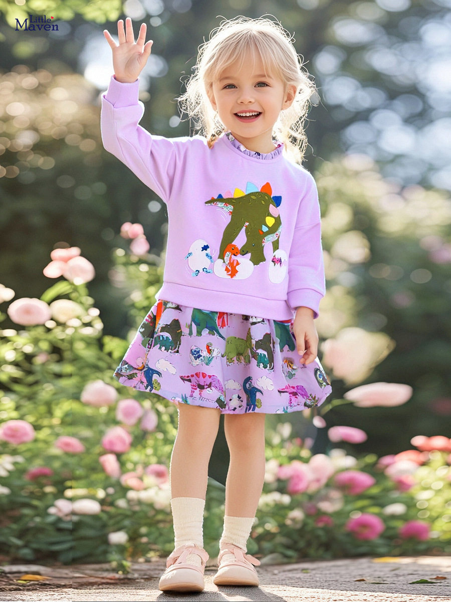 Source Factory Kids' Clothing Wholesale, [Style] Girls' Dress, Autumn Cotton Kids' Dress