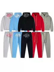 Cross-Border Dropshipping Synaword American-Style Sweatshirt Hoodie Sweatpants Hip-Hop Unisex Trendy Couple Casual Set Syna