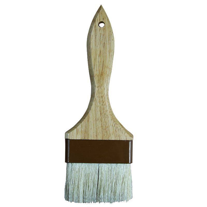 Commercial Pig Hair Brush, Household High Temperature Resistant Non-Shedding Brush, Kitchen Pancake Baking Oil Brush, Sauce Barbecue Special