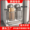 New stainless steel suction cup chopsticks tube wall-mounted chopsticks spoon storage box non-perforated drain rack wholesale