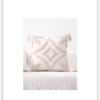 Foreign trade cross-border velvet tassel embroidered pillowcase waist by factory in stock a generation of Amazon AliExpress