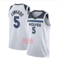 Timberwolves no. 5 white heat press