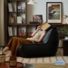 Kailaimei Coco Caterpillar Tatami Bedroom Lazy Sofa Single Chair Sleeping Small Sofa Internet Celebrity Balcony Bean