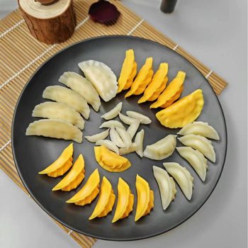 Simulated Dumplings, Egg Dumplings, Steamed Dumplings, Small Dumplings, Food Models, Display Models, Shooting Props, Funny Hairpins, Keychains