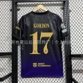 2627 barcelona away no. 17 gordon + champions league armband
